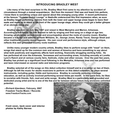 SLOW TRAIN: 
Bradley West
Right Interior Panel