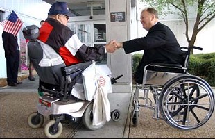 Ron Kovic and
Max Cleland